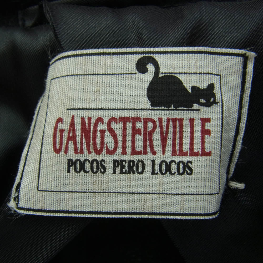 GANGSTERVILLE ギャングスタービル GSV-17-AW-13 CLASSIC PARLOR TRENCH COAT トレンチ コート ブラック系 L【中古】