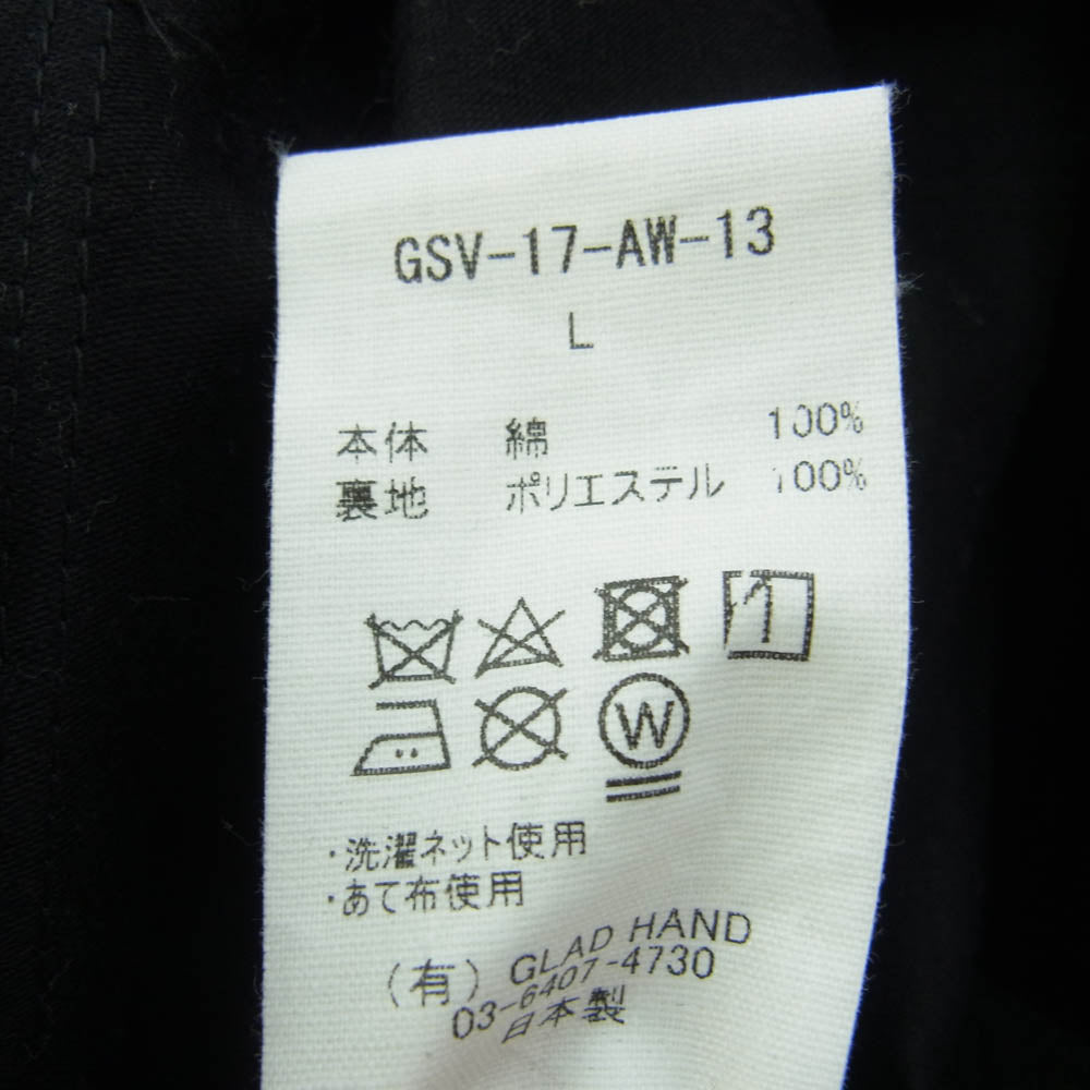 GANGSTERVILLE ギャングスタービル GSV-17-AW-13 CLASSIC PARLOR TRENCH COAT トレンチ コート ブラック系 L【中古】