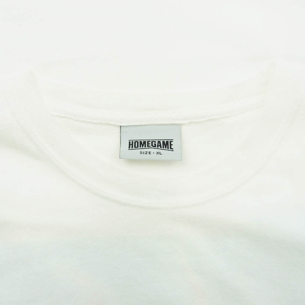 ホームゲーム × デビルマン ICON LOGO TEE バック プリント 半袖 Ｔシャツ ホワイト系 XL【中古】