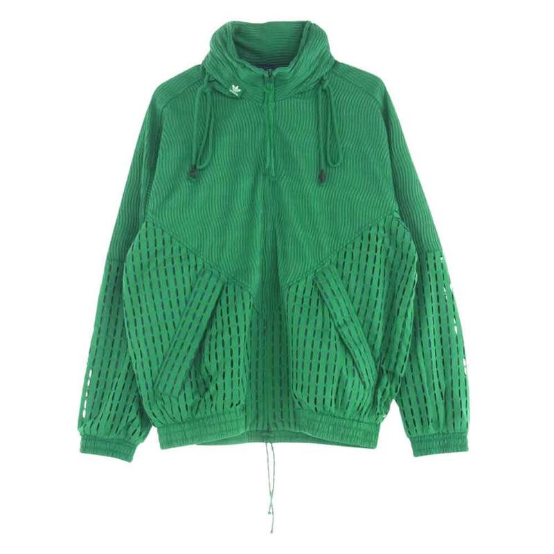 adidas アディダス IK8647 × song for the mute SFTM Jacket メッシュ デザイン ジャケット グリーン系 M【新古品】【未使用】【中古】