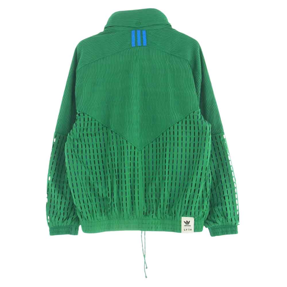 adidas アディダス IK8647 × song for the mute SFTM Jacket メッシュ デザイン ジャケット グリーン系 M【新古品】【未使用】【中古】