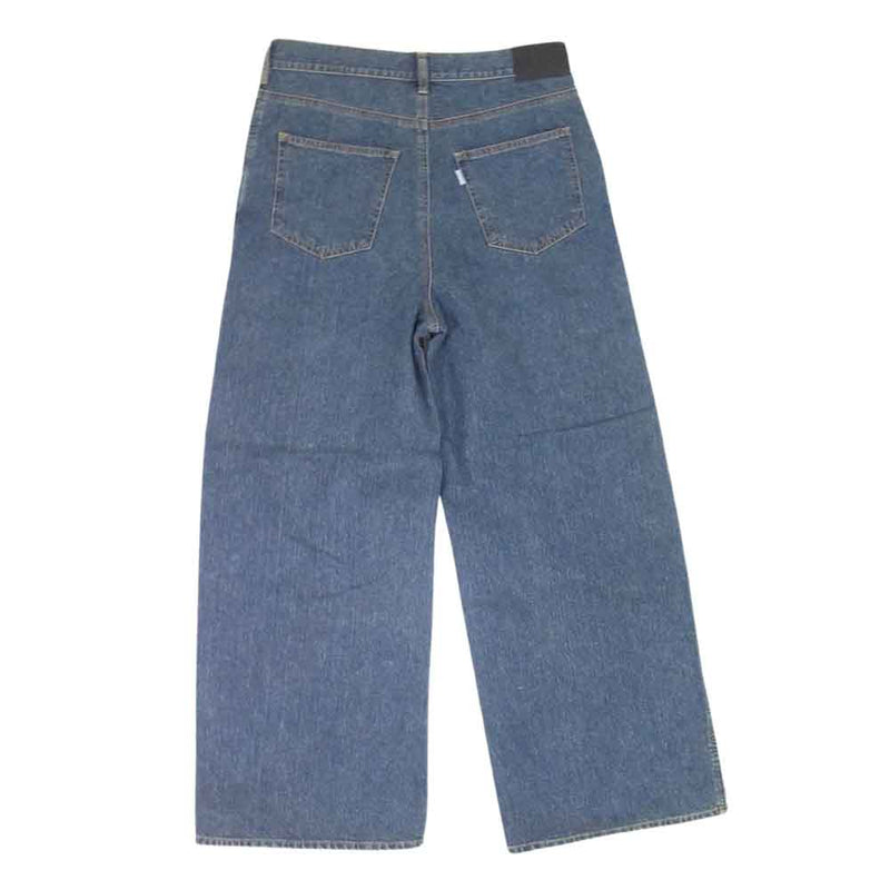 Jieda ジエダ 24SS Jie-24S-PT01 CUTTING WIDE DENIM カッティング ワイド デニム パンツ インディゴブルー系 2【新古品】【未使用】【中古】