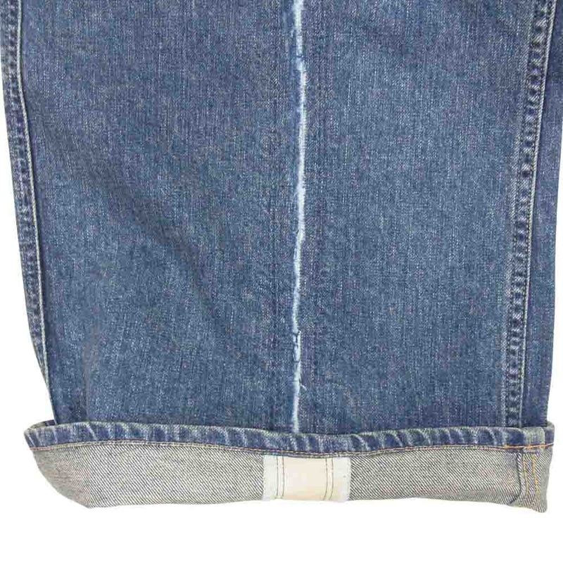 Jieda ジエダ 24SS Jie-24S-PT01 CUTTING WIDE DENIM カッティング ワイド デニム パンツ インディゴブルー系 2【新古品】【未使用】【中古】