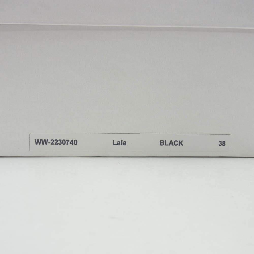 Tsuru by Mariko Oikawa ツルバイマリコオイカワ WW-2230740 Lala ラバー ソール シューズ ブラック系 38【極上美品】【中古】
