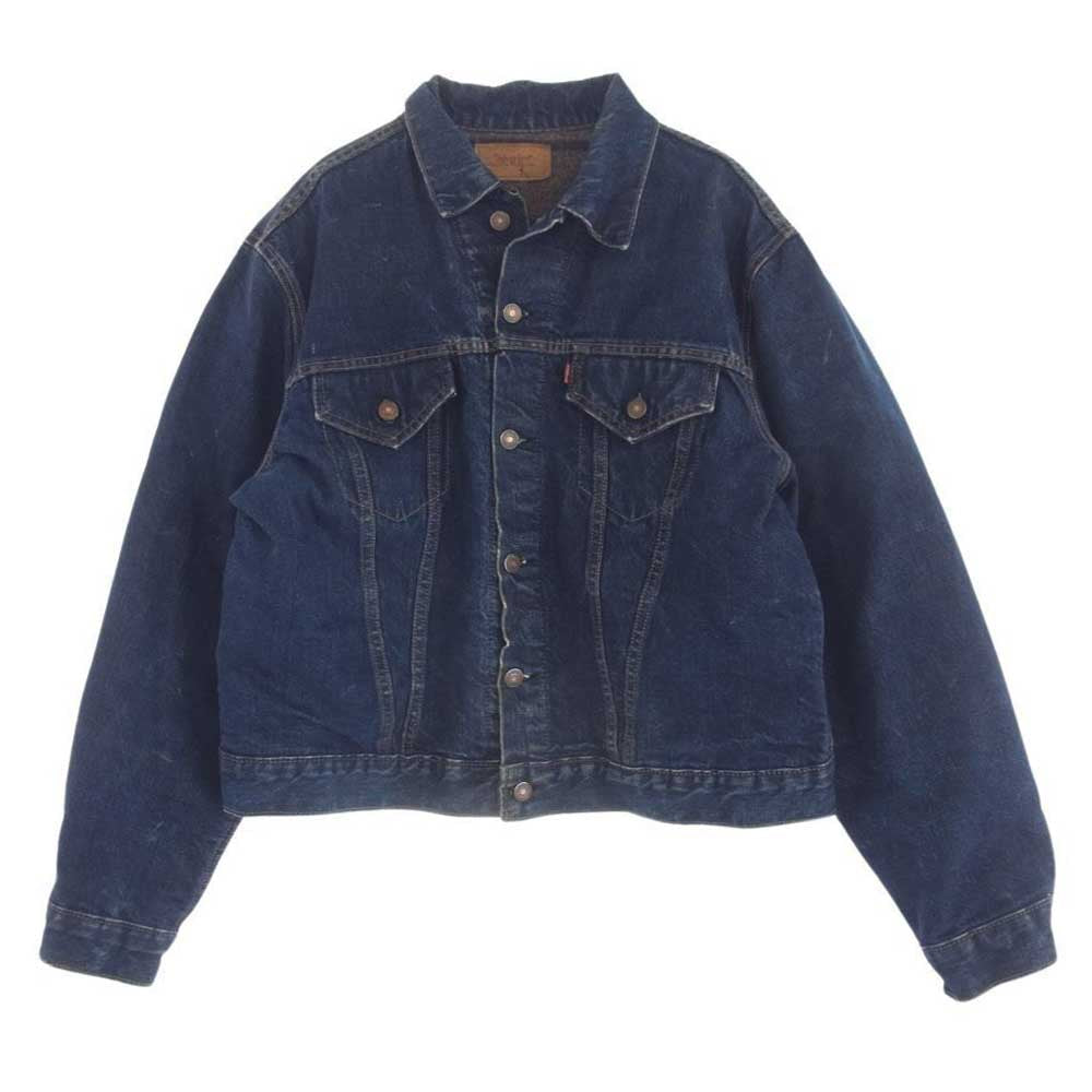 Levi's リーバイス ヴィンテージ 60s 70505 BigE TROYブランケット ボタン裏525 デニム ジャケット インディゴブルー系【中古】