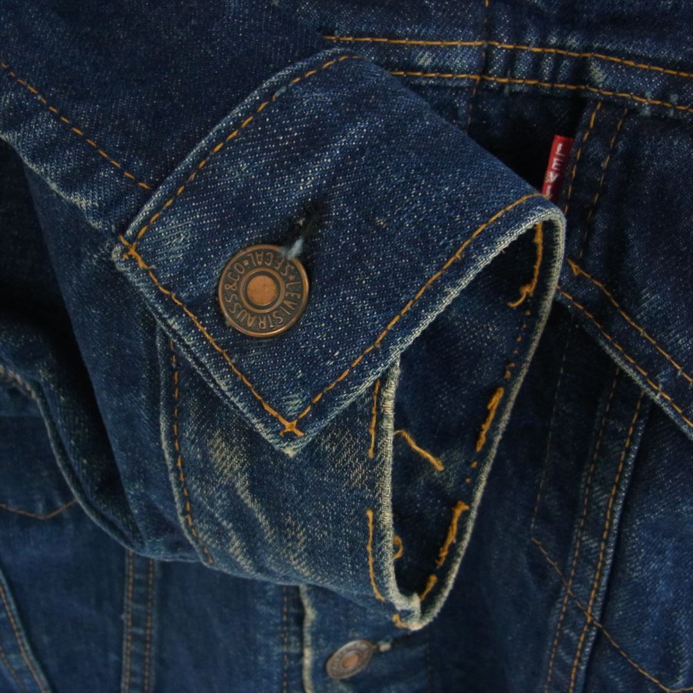 Levi's リーバイス ヴィンテージ 60s 70505 BigE TROYブランケット ボタン裏525 デニム ジャケット インディゴブルー系【中古】