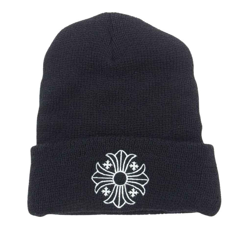 CHROME HEARTS クロムハーツ（原本無） CH Cross Beanie CHクロス ビーニー ニットキャップ ブラック系【中古】