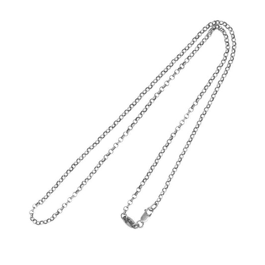 CHROME HEARTS クロムハーツ（原本無） ロールチェーン 18inch ネックレス【中古】