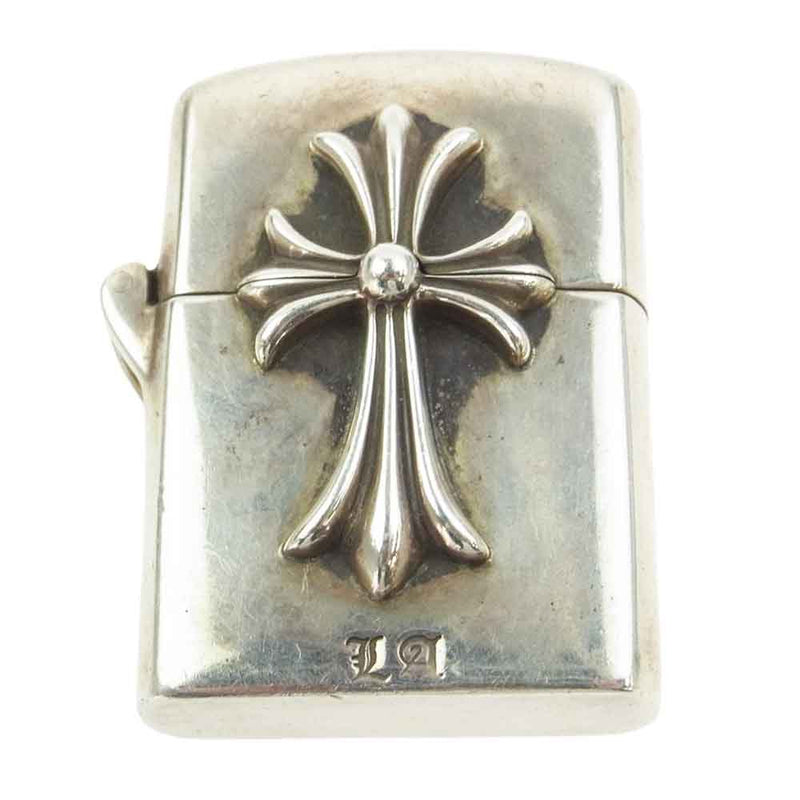 CHROME HEARTS クロムハーツ（原本無） ZIPPO LIGHTERZ-V4 LA限定 スモールCHクロス ジッポライター【中古】