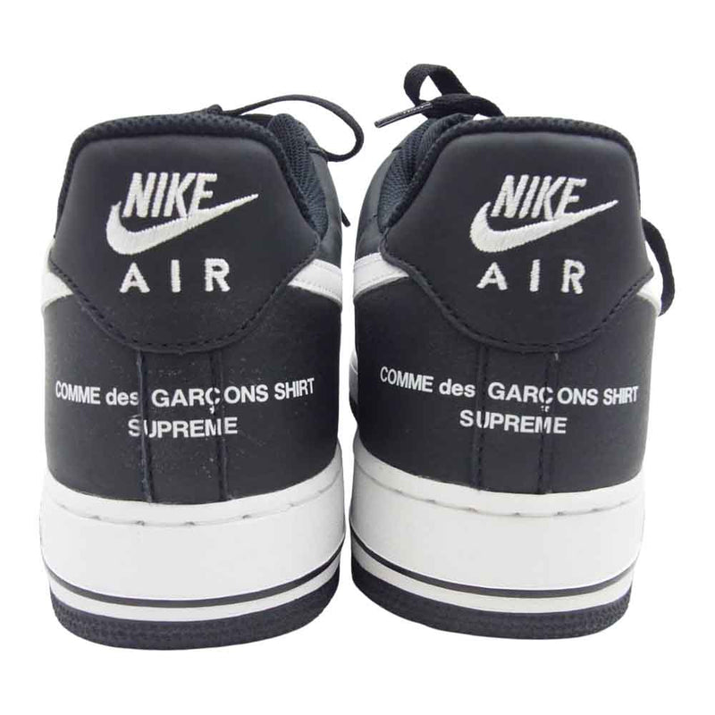 Supreme シュプリーム AR7623-001 フェイクバスターズ鑑定済 NIKE ナイキ × Comme Des Garcons コムデギャルソン Air Force 1 Low エアフォース1 ローカット スニーカー ブラック系 29.5cm【新古品】【未使用】【中古】