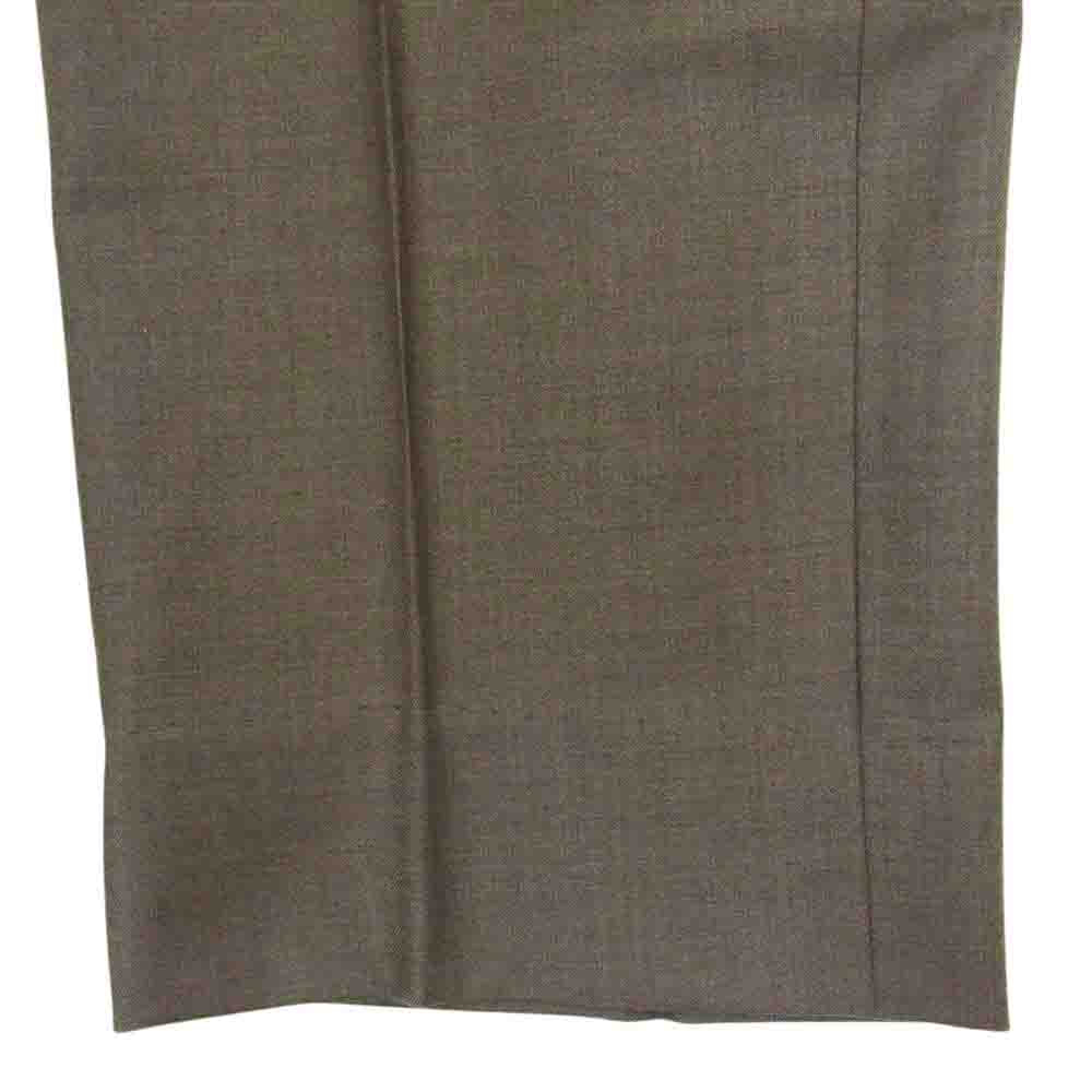 NAUTICA ノーティカ センタープレス ウール スラックス パンツ トラウザー ブラウン系 32【中古】