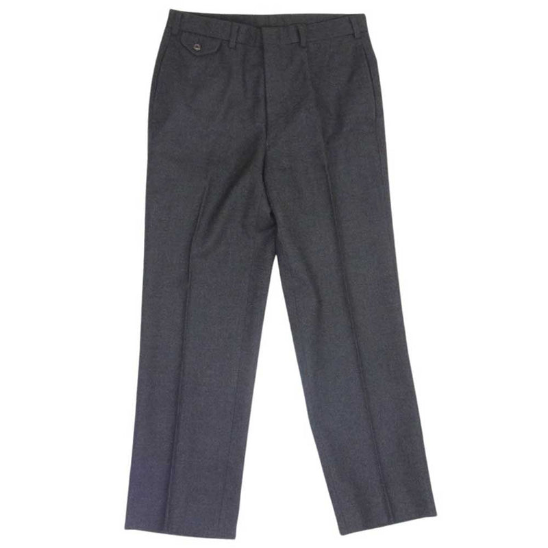 RALPH LAUREN ラルフローレン フランネル ウール スラックス パンツ グレー系 80【中古】