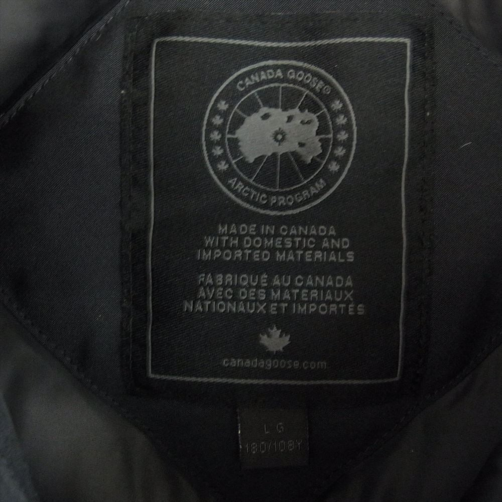 CANADA GOOSE カナダグース 3426MB サザビーリーグタグ 国内正規品 BLACK LABEL ブラックレーベル CHATEAU PARKA シャトー パーカ ダウンジャケット ネイビー系 L【中古】