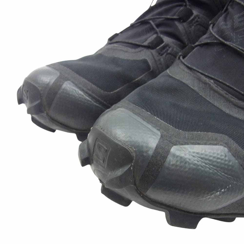 salomon サロモン 187982 SPEEDCROSS 5 GTX GORE-TEX スピードクロス ゴアテックス スニーカー ブラック系 27cm【中古】