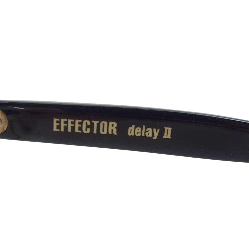 EFFECTOR エフェクター Delay2 ディレイ 度入り 眼鏡 メガネ アイウェア フレーム：ブラック系【中古】
