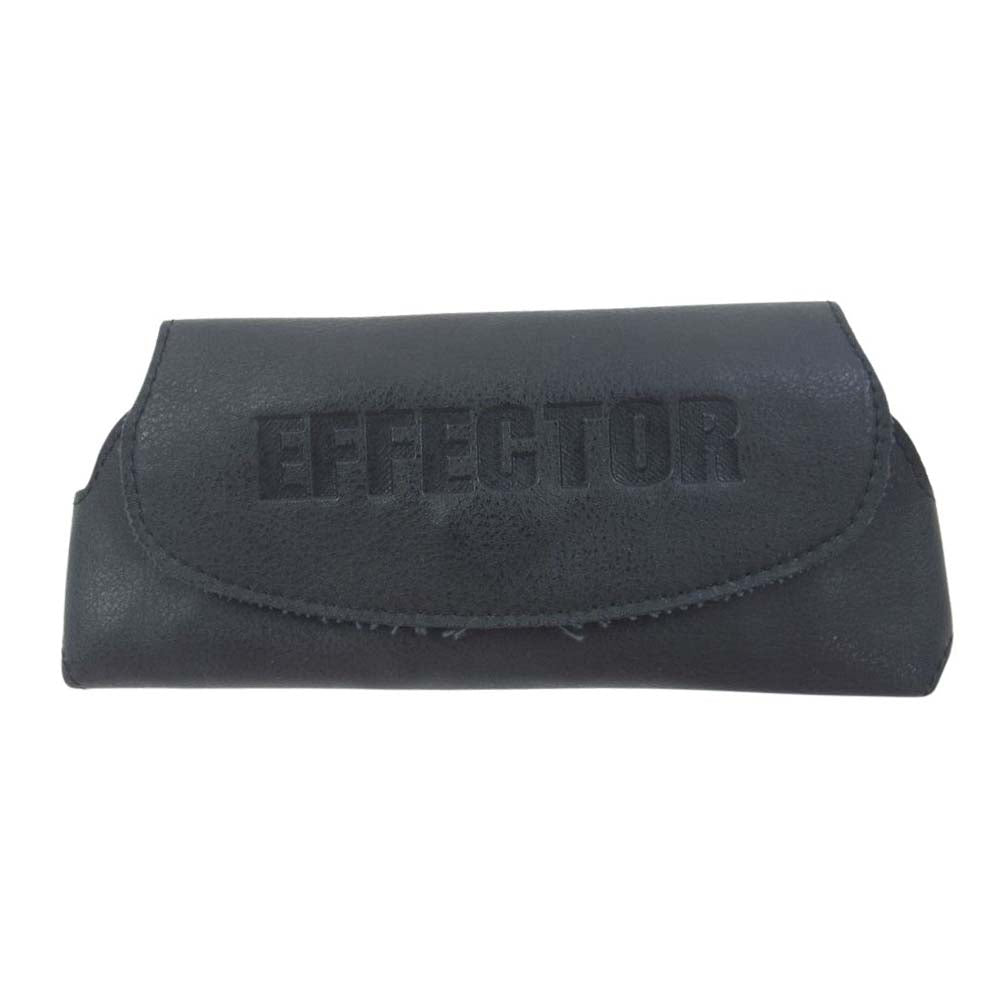EFFECTOR エフェクター Delay2 ディレイ 度入り 眼鏡 メガネ アイウェア フレーム：ブラック系【中古】