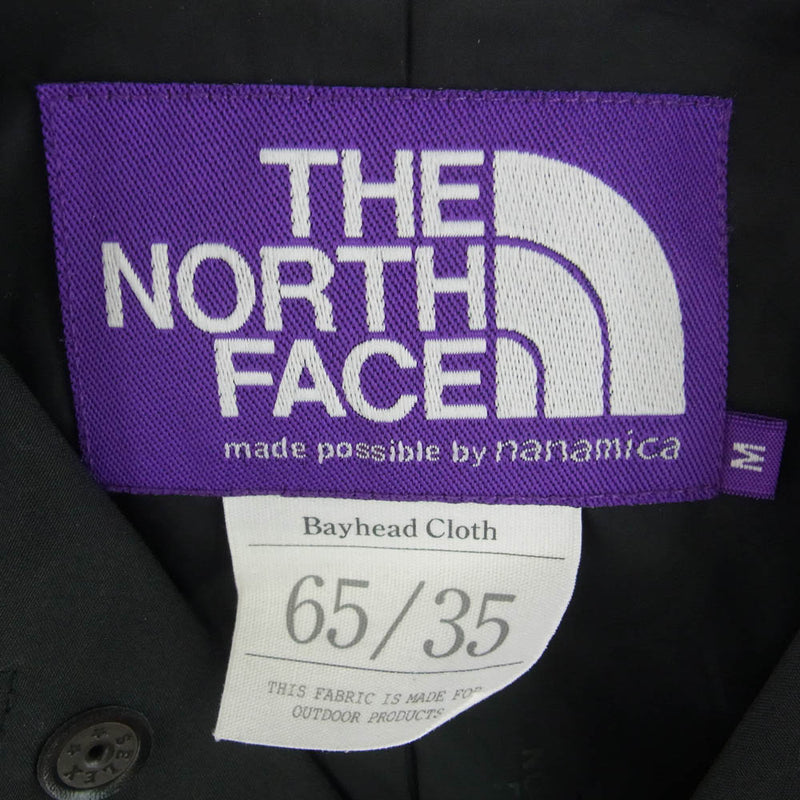 THE NORTH FACE ノースフェイス NP2101N PURPLE LABEL パープルレーベル 65/35 Hopper Field Jacket  ベイヘッドクロス ホッパー ジャケット ブラック系 M【中古】