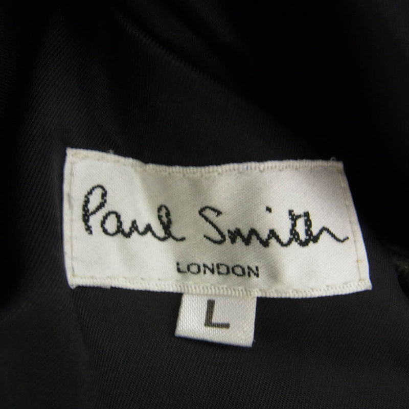 Paul Smith ポール・スミス 473221 ラムレザー トレンチ コート 羊皮 グリーン L L【中古】