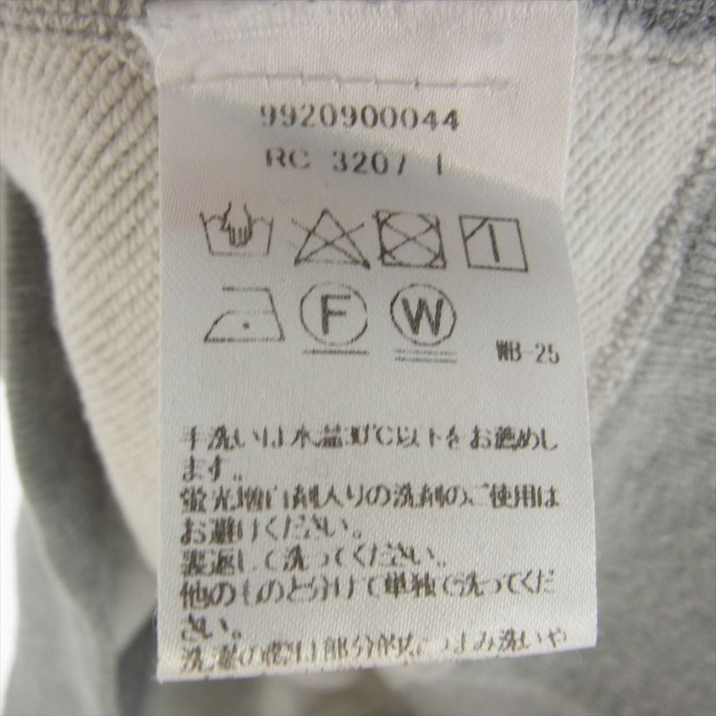 REIGNING CHAMP レイニングチャンプ 9920900044 Relaxed Crew Neck リラックス クルーネック 長袖 スウェット トレーナー グレー系 S【中古】