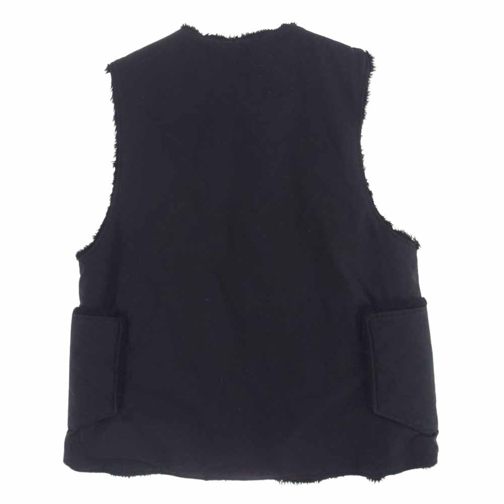 Engineered Garments エンジニアードガーメンツ リップストップ ボア フリース ベスト ブラック系 S【中古】