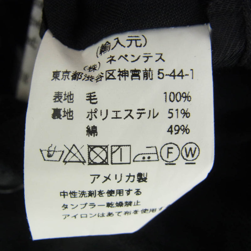 Engineered Garments エンジニアードガーメンツ Andover Jacket アンドーバージャケット ウール 3B テーラード ジャケット ブラック系 XS【中古】