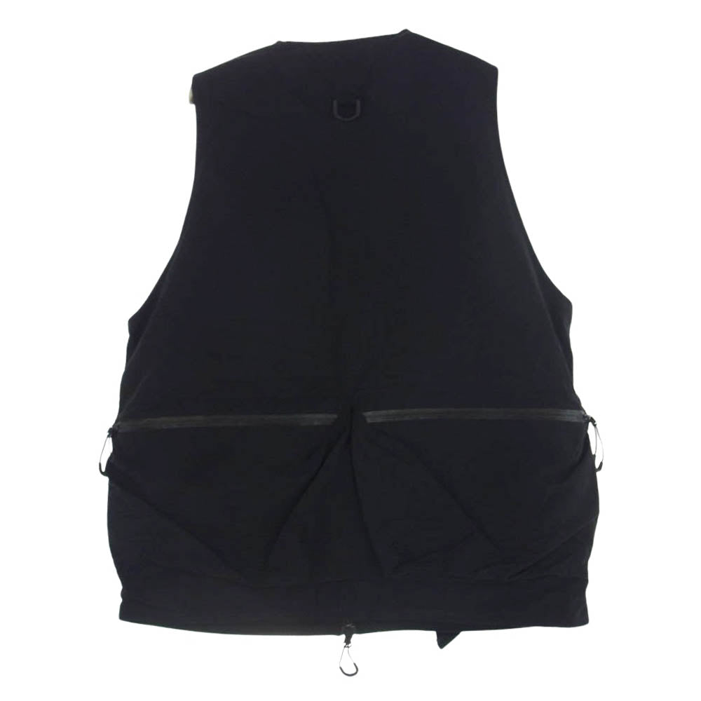 CMF OUTDOOR GARMENT シーエムエフアウトドアガーメント CMF2201-V05C OVERLAY VEST オーバーレイベスト ナイロン ユーティリティー マルチポケット べスト ブラック系 M【中古】