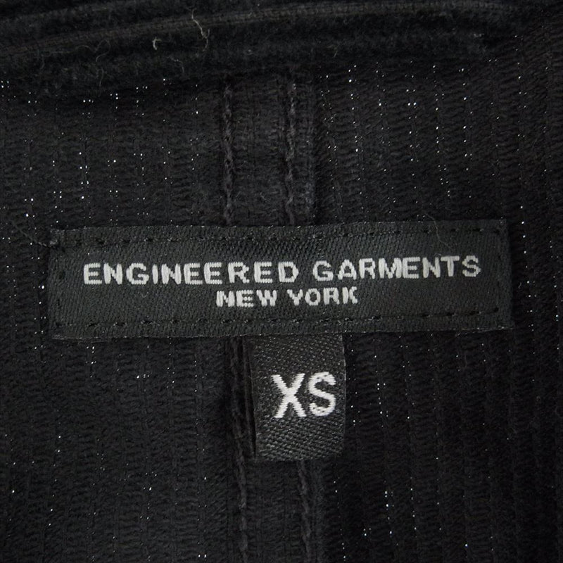 Engineered Garments エンジニアードガーメンツ Corduroy Bedford Jacket コーデュロイ ベッドフォード 3B テーラード ジャケット ブラック系 XS【中古】