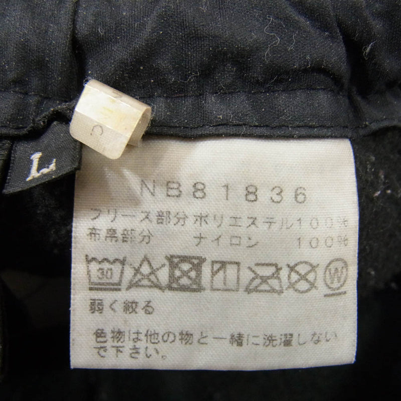 THE NORTH FACE ノースフェイス NB81836 DENALI SLOIP-ON PANTS デナリ スリップオン フリース パンツ ブラック系 L【中古】