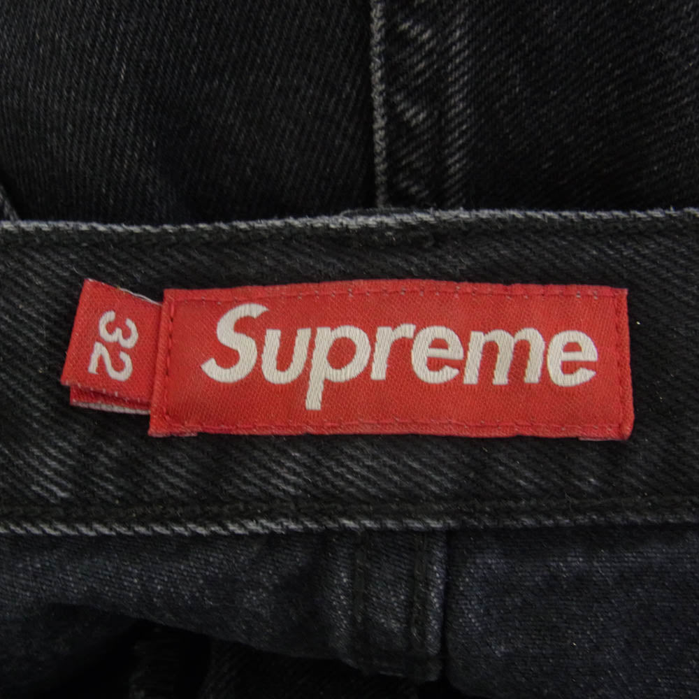 Supreme シュプリーム 23SS buggy jean バギー デニム パンツ ブラック系 32【中古】