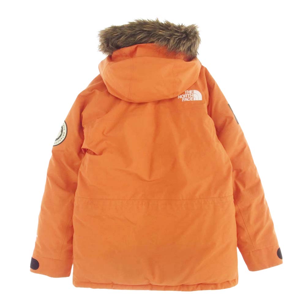 THE NORTH FACE ノースフェイス ND91807 Antarctica Parka アンタークティカ パーカ フェイクファー付き ダウン ジャケット オレンジ系 M【中古】