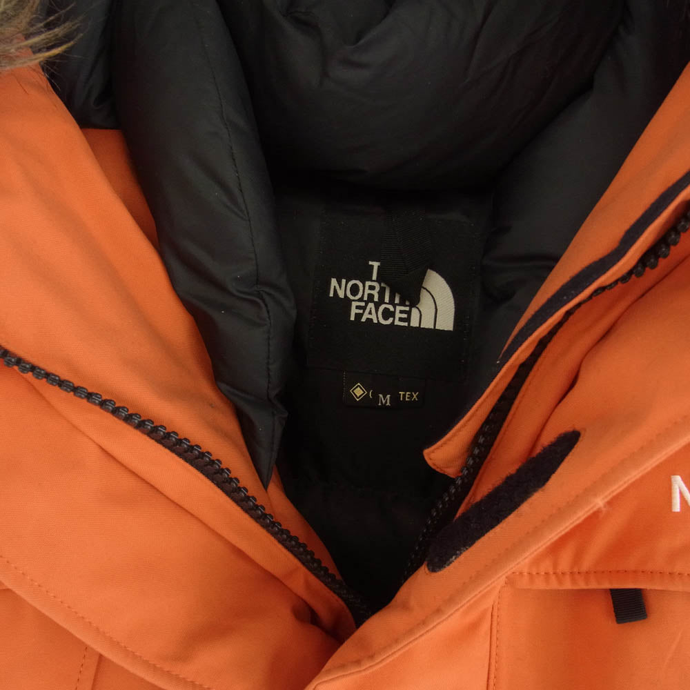 THE NORTH FACE ノースフェイス ND91807 Antarctica Parka アンタークティカ パーカ フェイクファー付き ダウン ジャケット オレンジ系 M【中古】