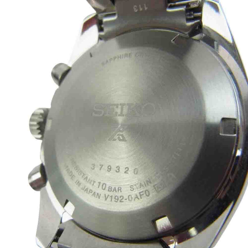 SEIKO セイコー SBDL107 SPEEDTIMER スピードタイマー プロスペックス ソーラー 腕時計 ウォッチ シルバー系【中古】