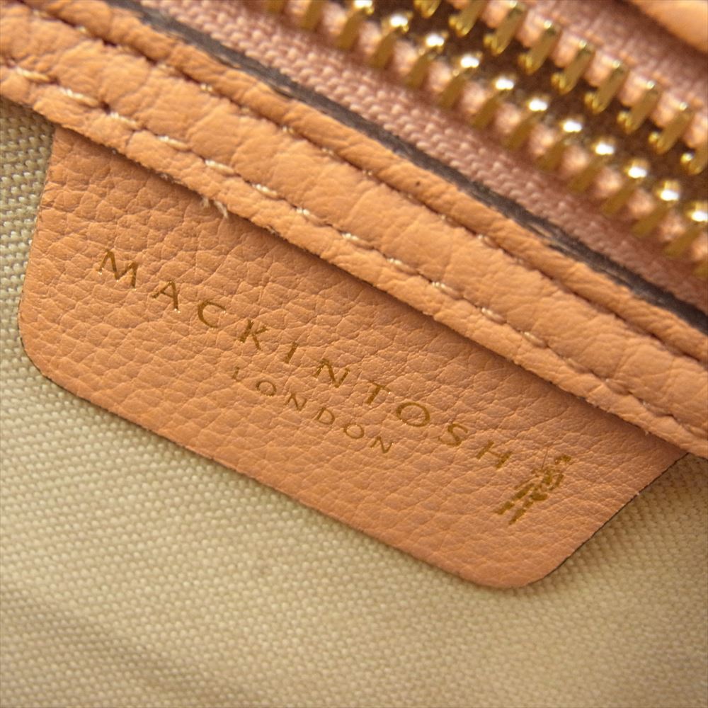 Mackintosh マッキントッシュ 2WAY レザー ショルダー バッグ サーモンピンク系【中古】