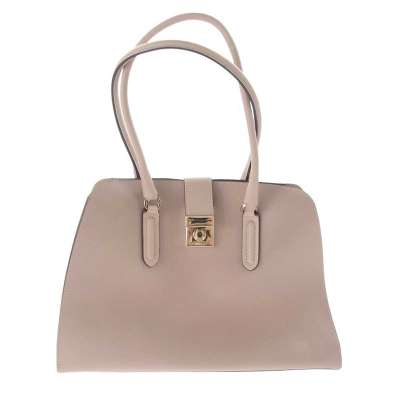 Furla フルラ レザー トート バッグ ピンク系【中古】