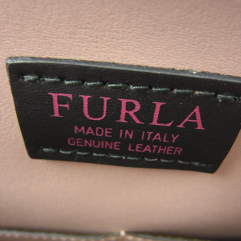 Furla フルラ レザー トート バッグ ピンク系【中古】