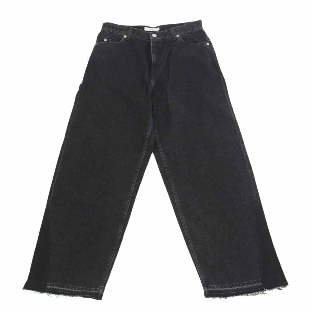 Jieda ジエダ Jie-STD-PT22 USED BAGGY DENIM BLACK ユーズド バギー デニム ブラック ブラック系 2【新古品】【未使用】【中古】