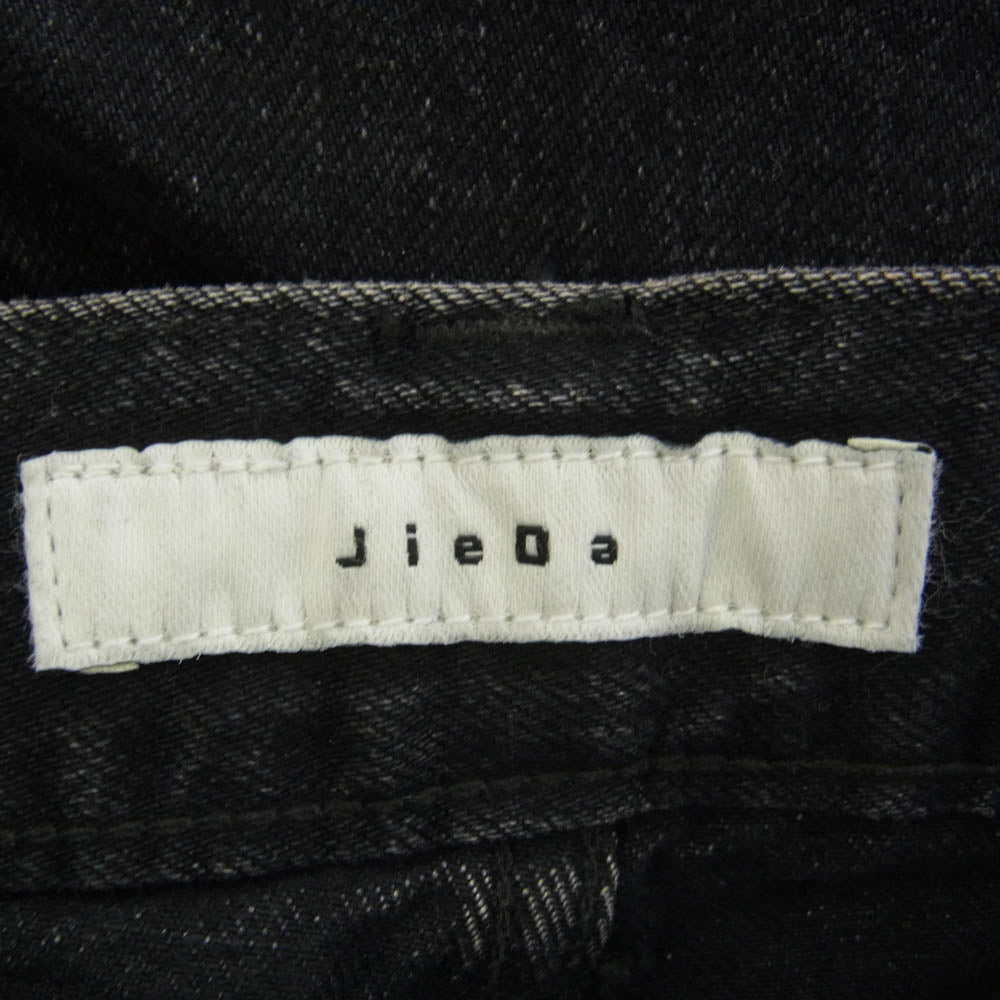 Jieda ジエダ Jie-STD-PT22 USED BAGGY DENIM BLACK ユーズド バギー デニム ブラック ブラック系 2【新古品】【未使用】【中古】