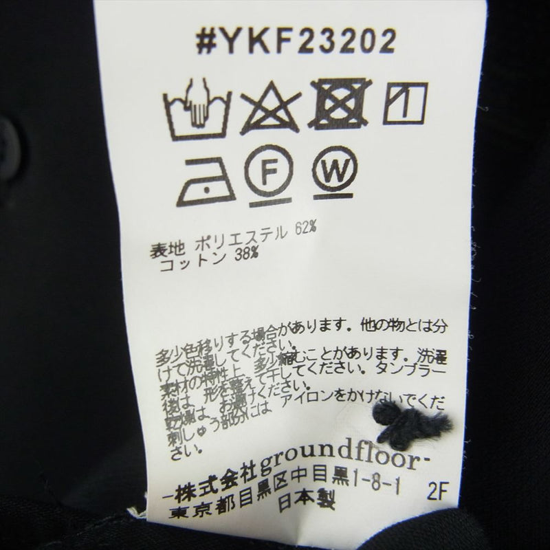 yoshio kubo ヨシオクボ YKF23202 L/S SHIRT SHAOLIN 刺繍 シャオリン シャツ ジャケット ブラック系 2【中古】