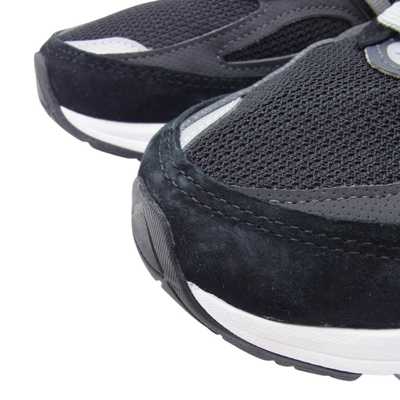 NEW BALANCE ニューバランス M990BK6 990V6 Black ローカット スニーカー ブラック系 25cm【中古】