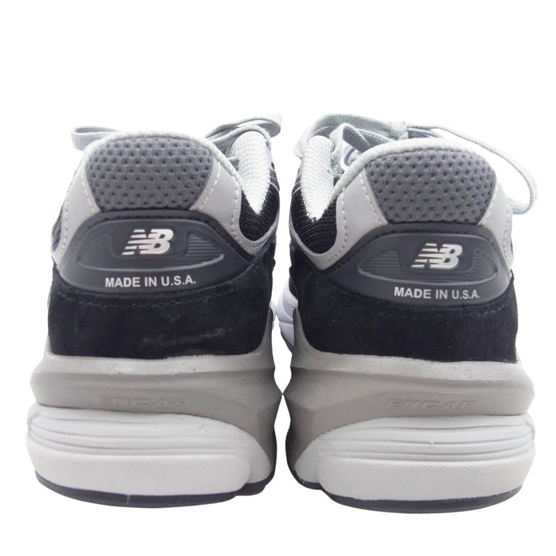 NEW BALANCE ニューバランス M990BK6 990V6 Black ローカット スニーカー ブラック系 25cm【中古】