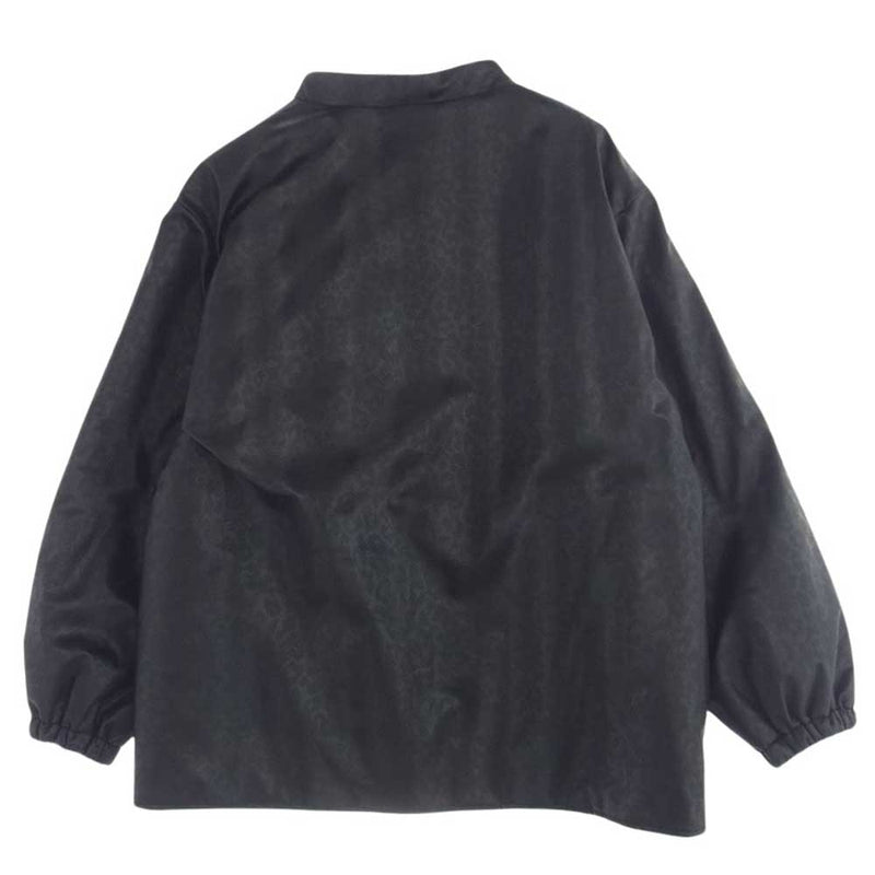 Needles ニードルス HM079 S.C. SUR COAT FAUX LTHR シャドウレオパード フェイクレザー ブルゾン ジャケット ブラック系 S【中古】