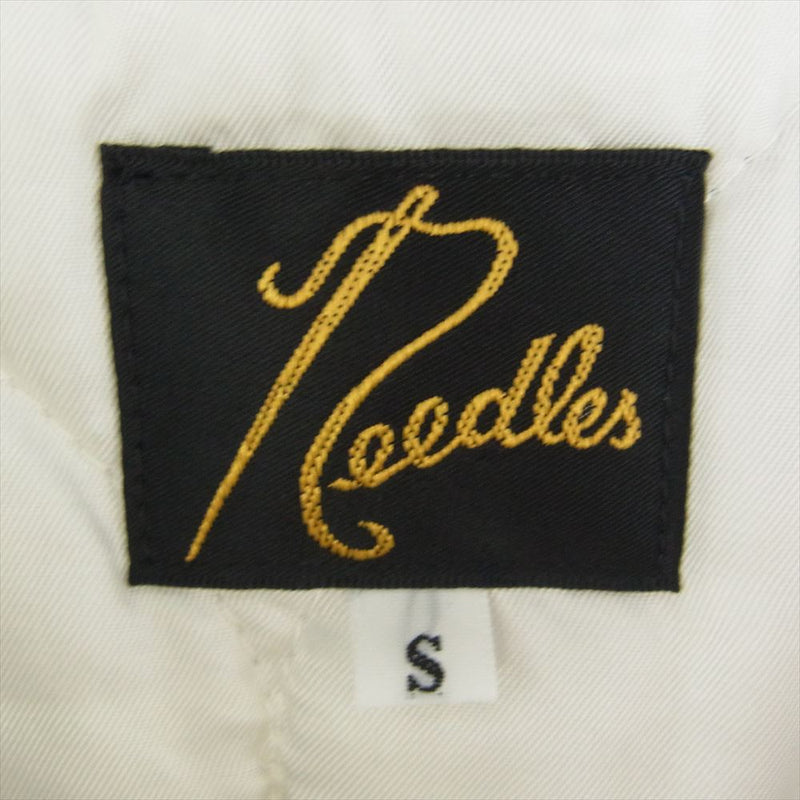 Needles ニードルス HM079 S.C. SUR COAT FAUX LTHR シャドウレオパード フェイクレザー ブルゾン ジャケット ブラック系 S【中古】