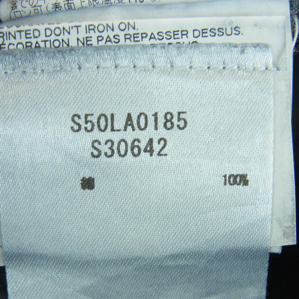 MAISON MARGIELA メゾンマルジェラ 21SS S50LA0185 10ライン Memory Of Denim メモリーオブ カットオフ ボタンフライ 5ポケット デニム パンツ ジーンズ ブラック系 32【中古】