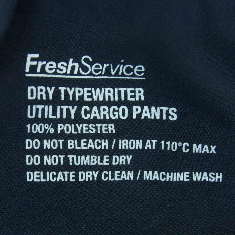 FreshService フレッシュサービス 23AW FSW-23-PT-171 DRY TYPEWRITER UTILITY CARGO PANTS ドライ タイプライター ユーティリティ カーゴ パンツ ネイビー系 O/S【中古】