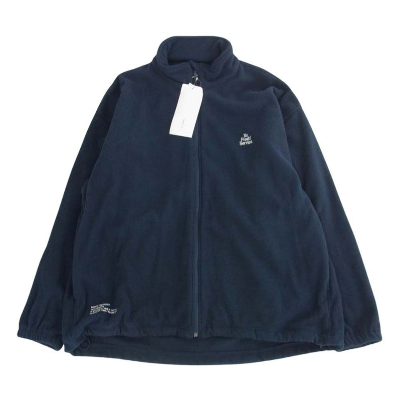 FreshService フレッシュサービス 23AW FSW-23-ST-261 FLEECE TRACK SUIT ジップアップ フリーストラックジャケット ドローコードフリース パンツ セットアップ ネイビー ネイビー系 M【中古】