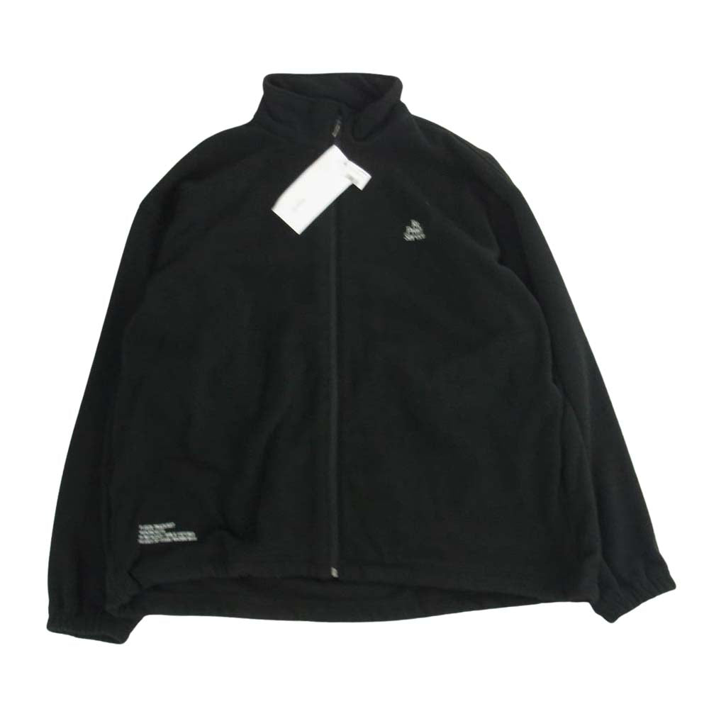 FreshService フレッシュサービス 23AW FSW-23-ST-261 FLEECE TRACK SUIT ジップアップ フリーストラックジャケット ドローコードフリース パンツ セットアップ ブラック ブラック系 M【中古】