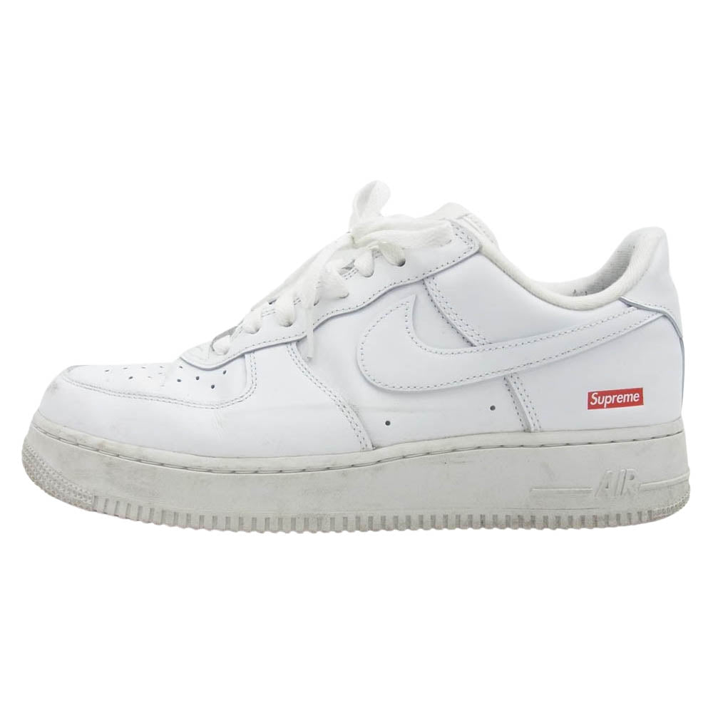 Supreme シュプリーム CU9225-100 × Air Force 1 Low White ナイキ エアフォース 1 ロー スニーカー ホワイト系 27cm【中古】