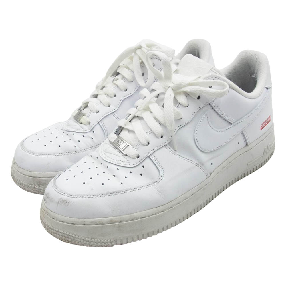 Supreme シュプリーム CU9225-100 × Air Force 1 Low White ナイキ エアフォース 1 ロー スニーカー ホワイト系 27cm【中古】