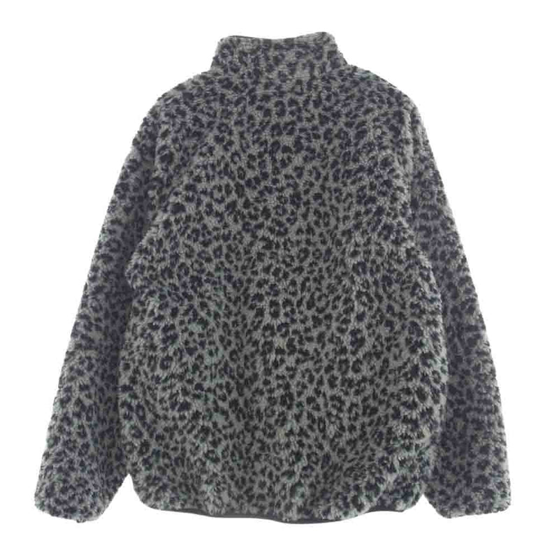 WACKO MARIA ワコマリア 23AW REVERSIBLE LEOPARD BOA FLECE JACKET リバーシブル レオパード ボア フリース ジャケット ブラック系 XXL【中古】