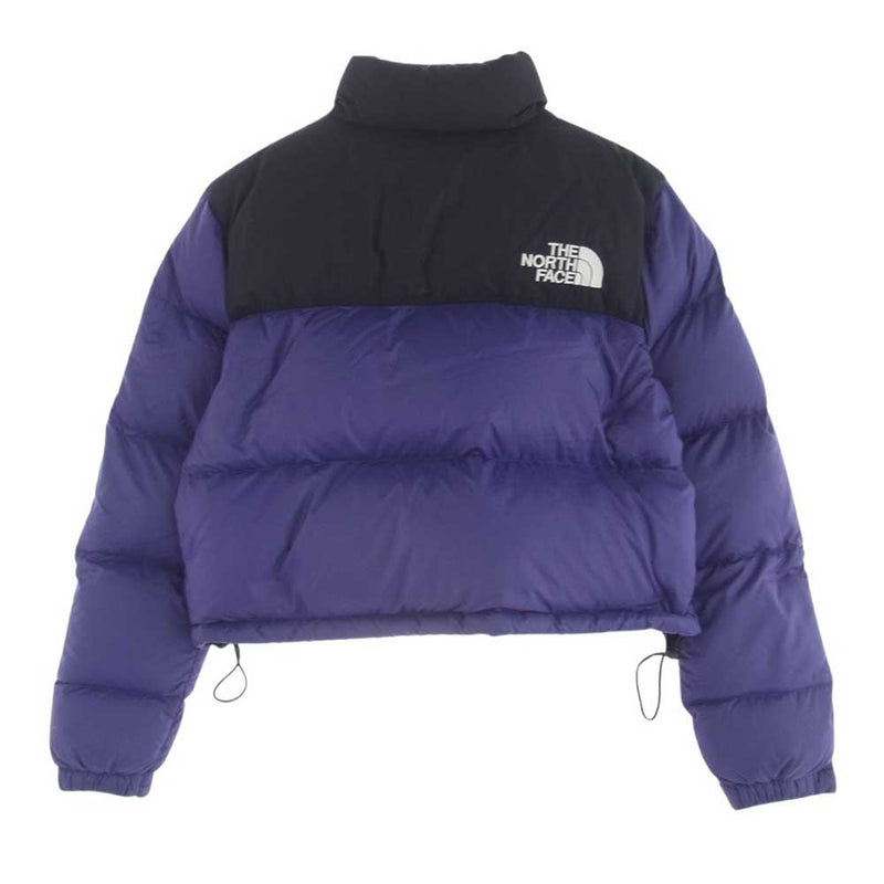 THE NORTH FACE ノースフェイス NF0A3XE2 Nuptse Crop Jacket ダウン ジャケット ブラック系 パープル系 S【中古】